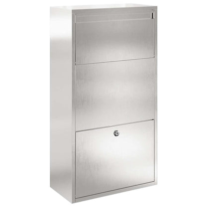 Cassetta per pacchi con archiviazione Argento 44 x 22 x 82 cm | homemem39