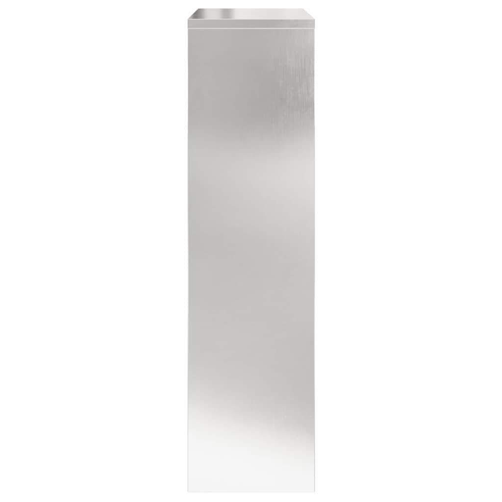 Cassetta per pacchi con archiviazione Argento 44 x 22 x 82 cm | homemem39