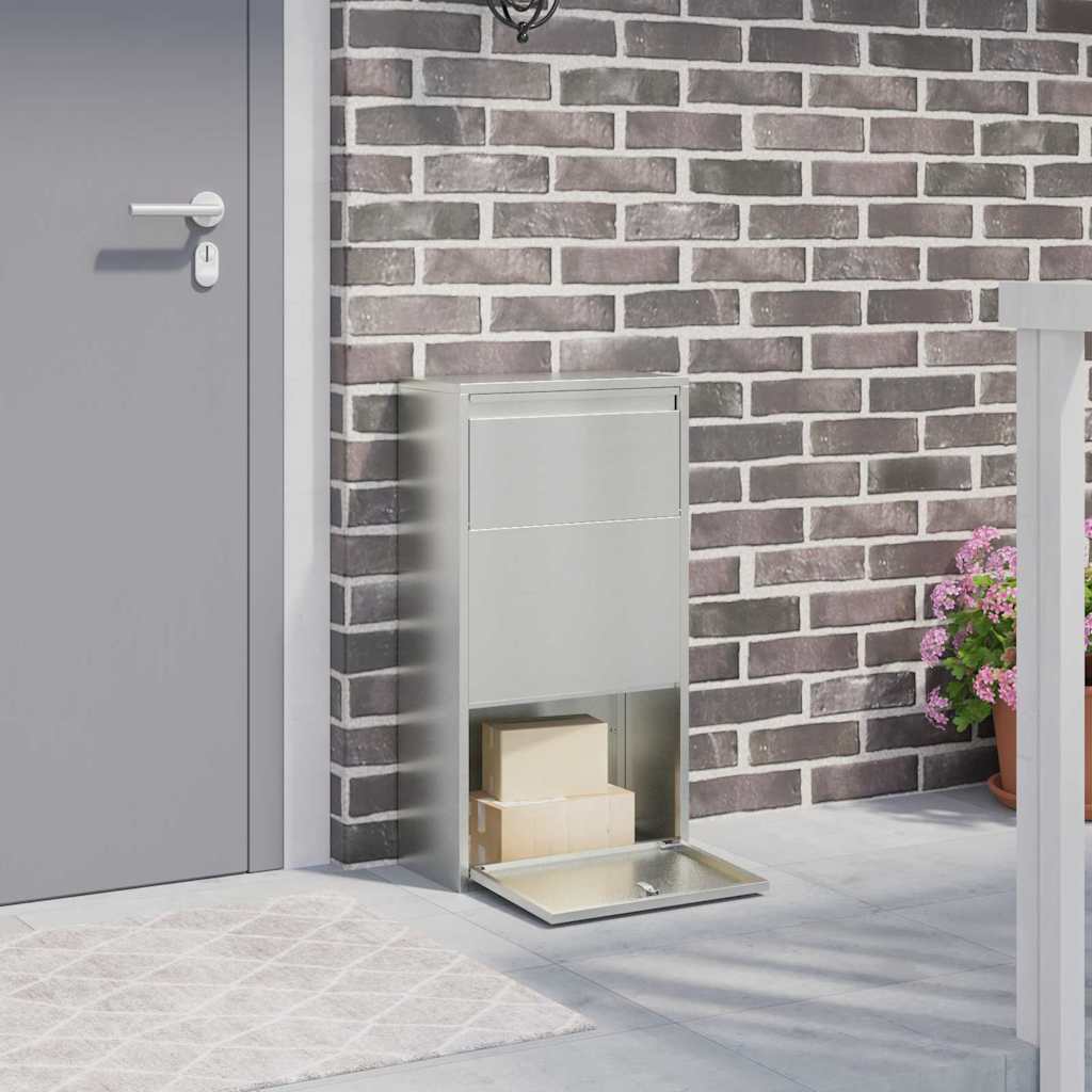 Cassetta per pacchi Argento 44 x 22 x 82 cm Acciaio zincato | homemem39