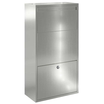 Cassetta per pacchi Argento 44 x 22 x 82 cm Acciaio zincato | homemem39