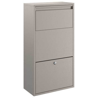 Cassetta per pacchi con archiviazione Ruggine 44 x 22 x 82 cm | homemem39