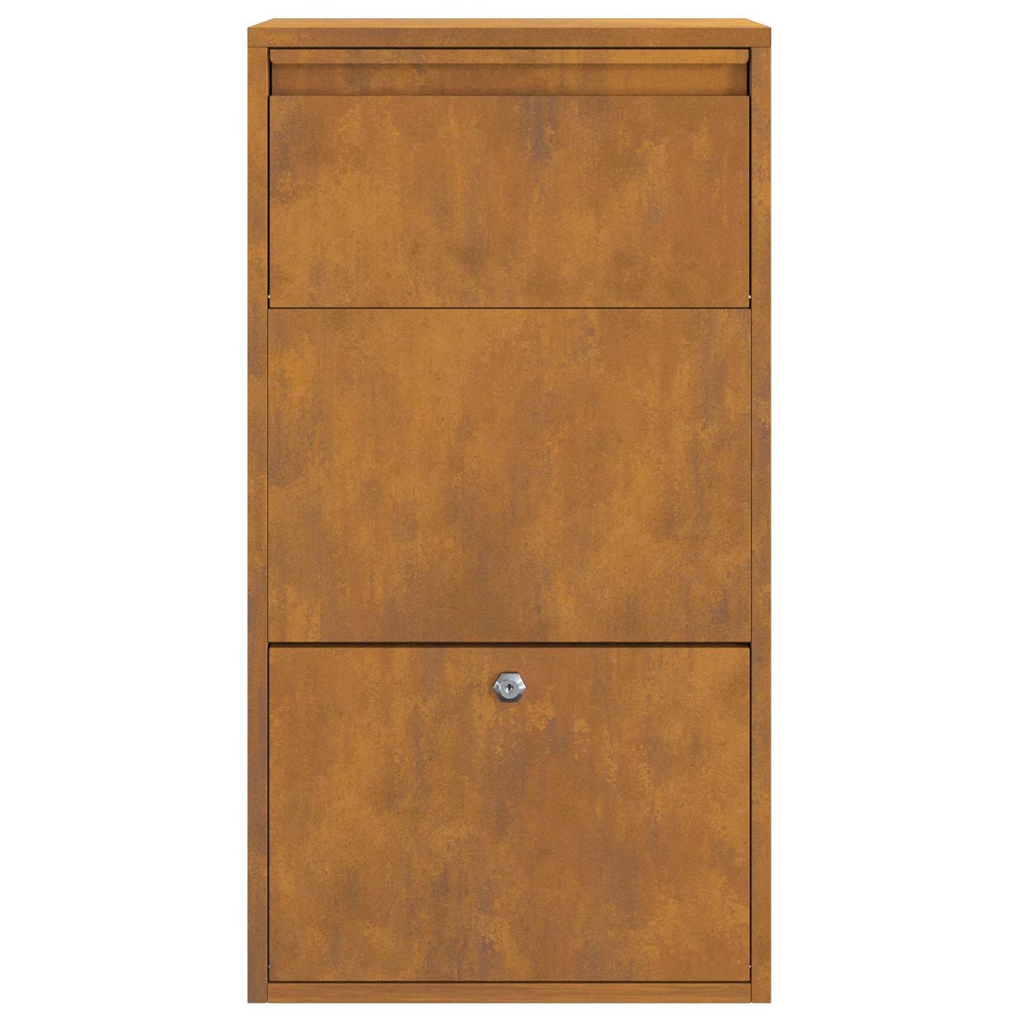 Cassetta per pacchi con archiviazione Ruggine 44 x 22 x 82 cm | homemem39