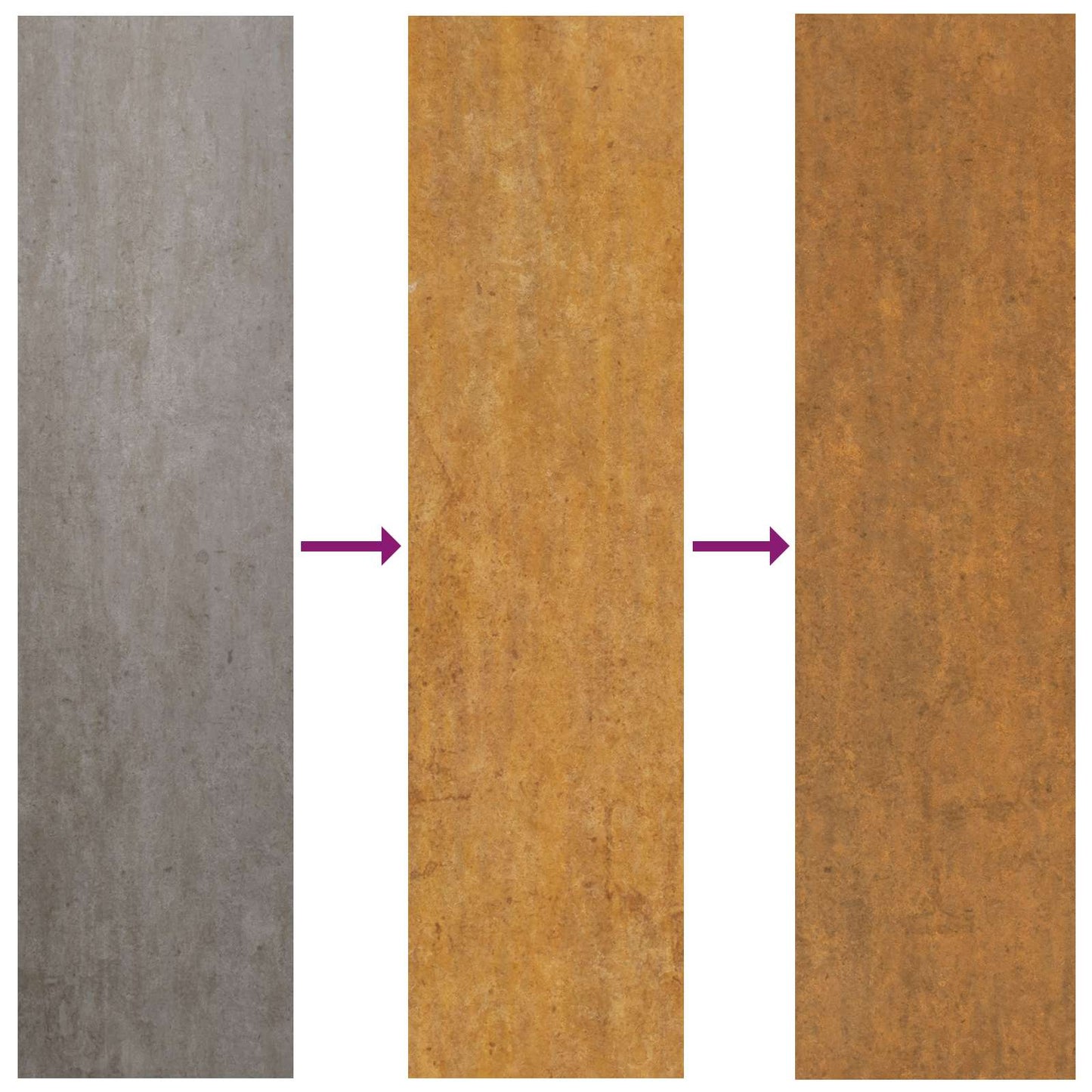Cassetta per pacchi con archiviazione Ruggine 44 x 22 x 82 cm | homemem39