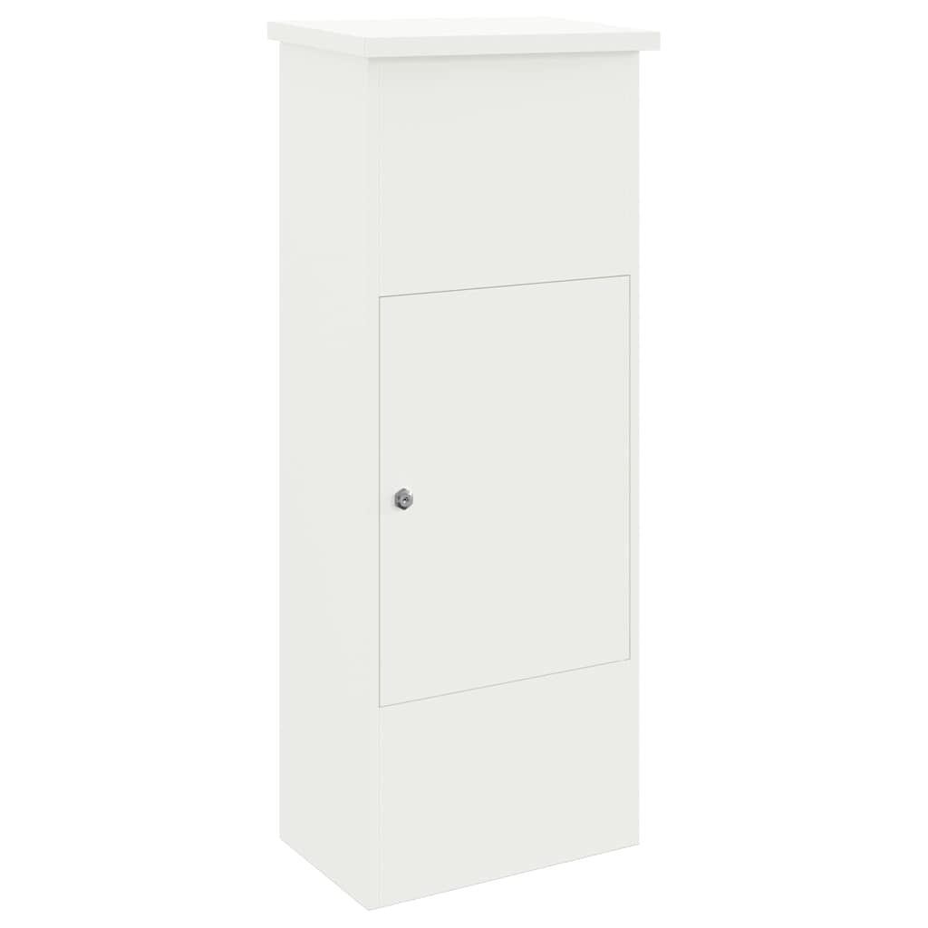 Cassetta per pacchi Bianco 44,5 x 29 x 110,5 cm Acciaio | homemem39