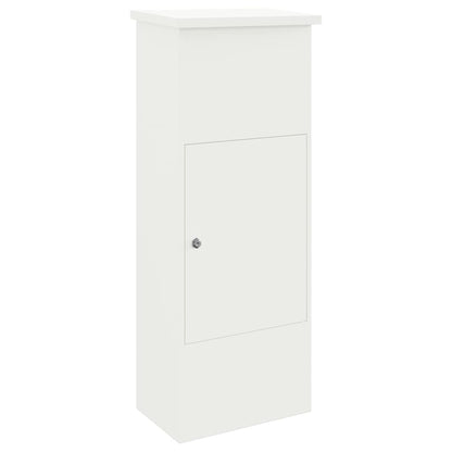 Cassetta per pacchi Bianco 44,5 x 29 x 110,5 cm Acciaio | homemem39