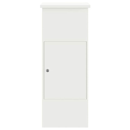 Cassetta per pacchi Bianco 44,5 x 29 x 110,5 cm Acciaio | homemem39