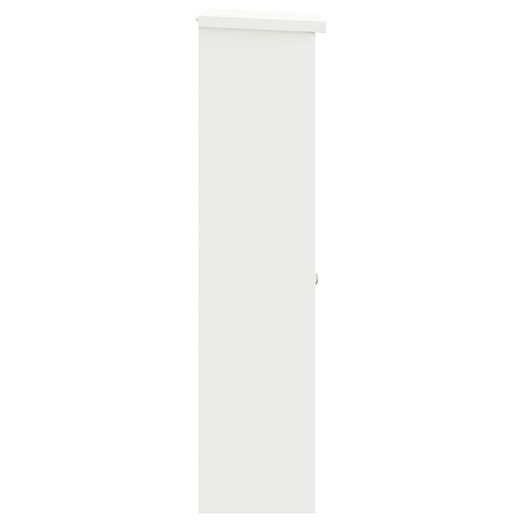 Cassetta per pacchi Bianco 44,5 x 29 x 110,5 cm Acciaio | homemem39