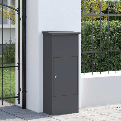 Cassetta per pacchi Antracite 44,5 x 29 x 110,5 cm Acciaio | homemem39