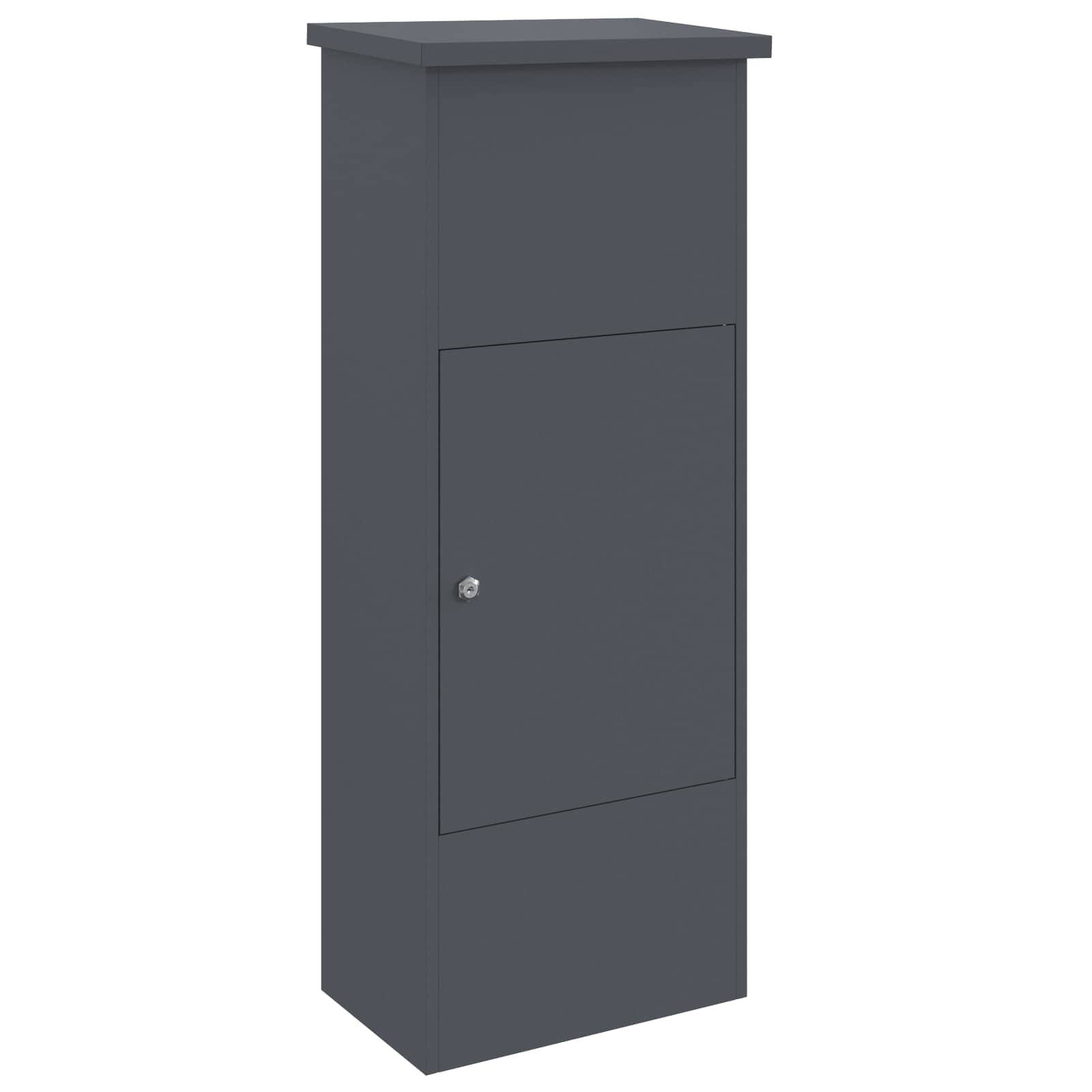 Cassetta per pacchi Antracite 44,5 x 29 x 110,5 cm Acciaio | homemem39