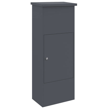 Cassetta per pacchi Antracite 44,5 x 29 x 110,5 cm Acciaio | homemem39