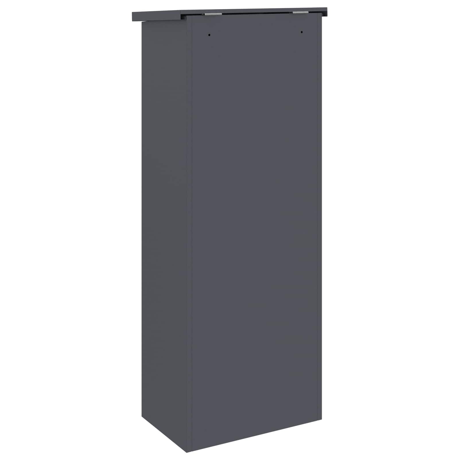 Cassetta per pacchi Antracite 44,5 x 29 x 110,5 cm Acciaio | homemem39