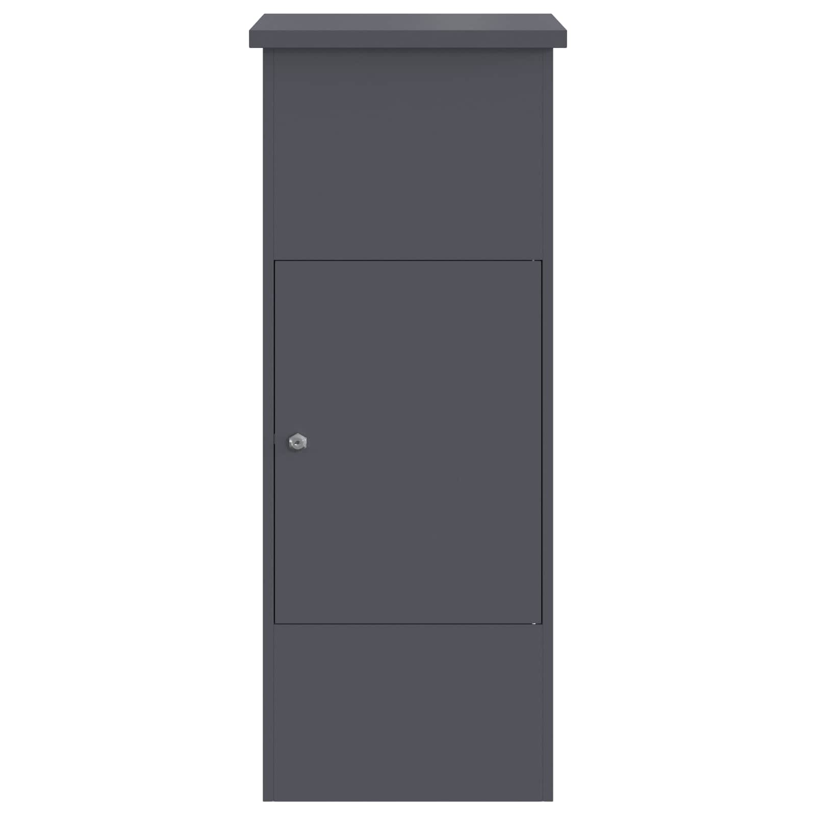 Cassetta per pacchi Antracite 44,5 x 29 x 110,5 cm Acciaio | homemem39