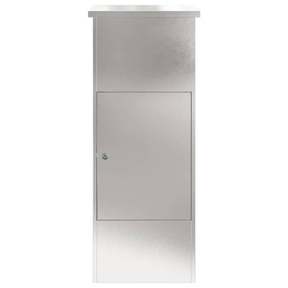 Cassetta per pacchi con porta Argento 44,5 x 29 x 110,5 cm | homemem39