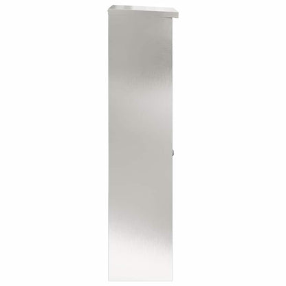 Cassetta per pacchi con porta Argento 44,5 x 29 x 110,5 cm | homemem39