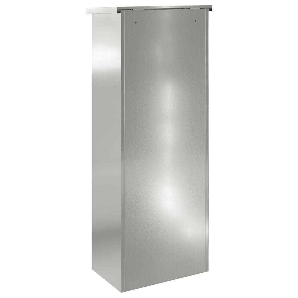 Cassetta per pacchi Nero 44,5 x 29 x 110,5 cm Acciaio zincato | homemem39