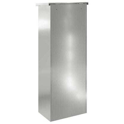 Cassetta per pacchi Nero 44,5 x 29 x 110,5 cm Acciaio zincato | homemem39