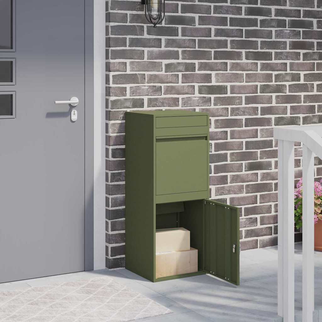 Cassetta per pacchi Oliver verde 41 x 38 x 103 cm Acciaio | homemem39