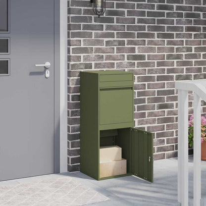 Cassetta per pacchi Oliver verde 41 x 38 x 103 cm Acciaio | homemem39