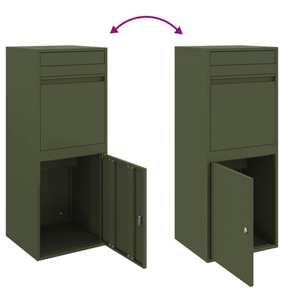 Cassetta per pacchi Oliver verde 41 x 38 x 103 cm Acciaio | homemem39