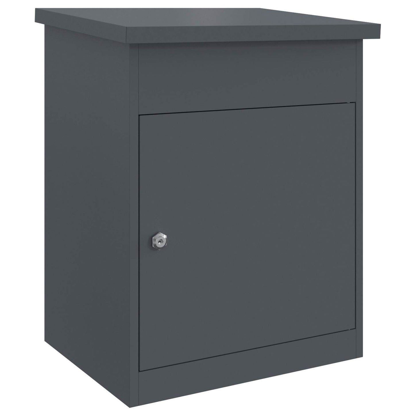 Cassetta per pacchi Antracite 47.5 x 38 x 59 cm Acciaio | homemem39