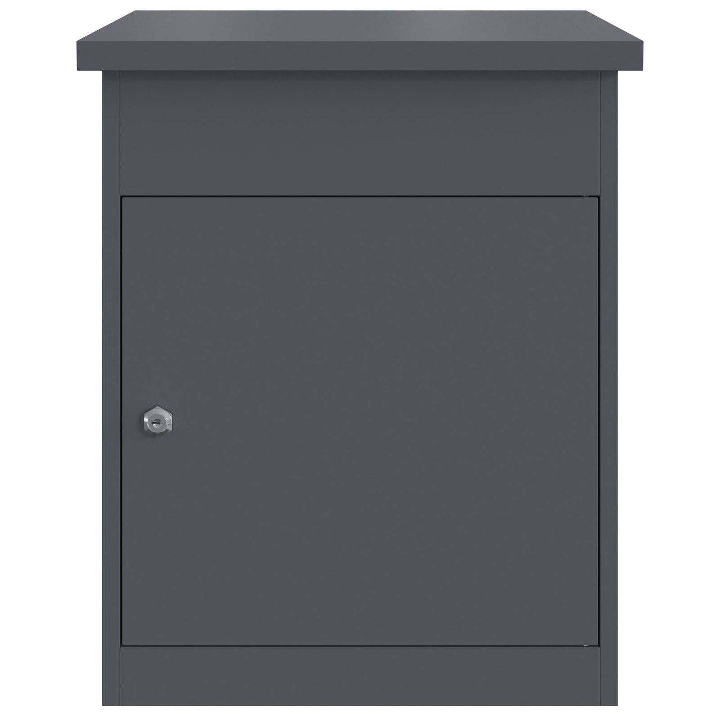 Cassetta per pacchi Antracite 47.5 x 38 x 59 cm Acciaio | homemem39