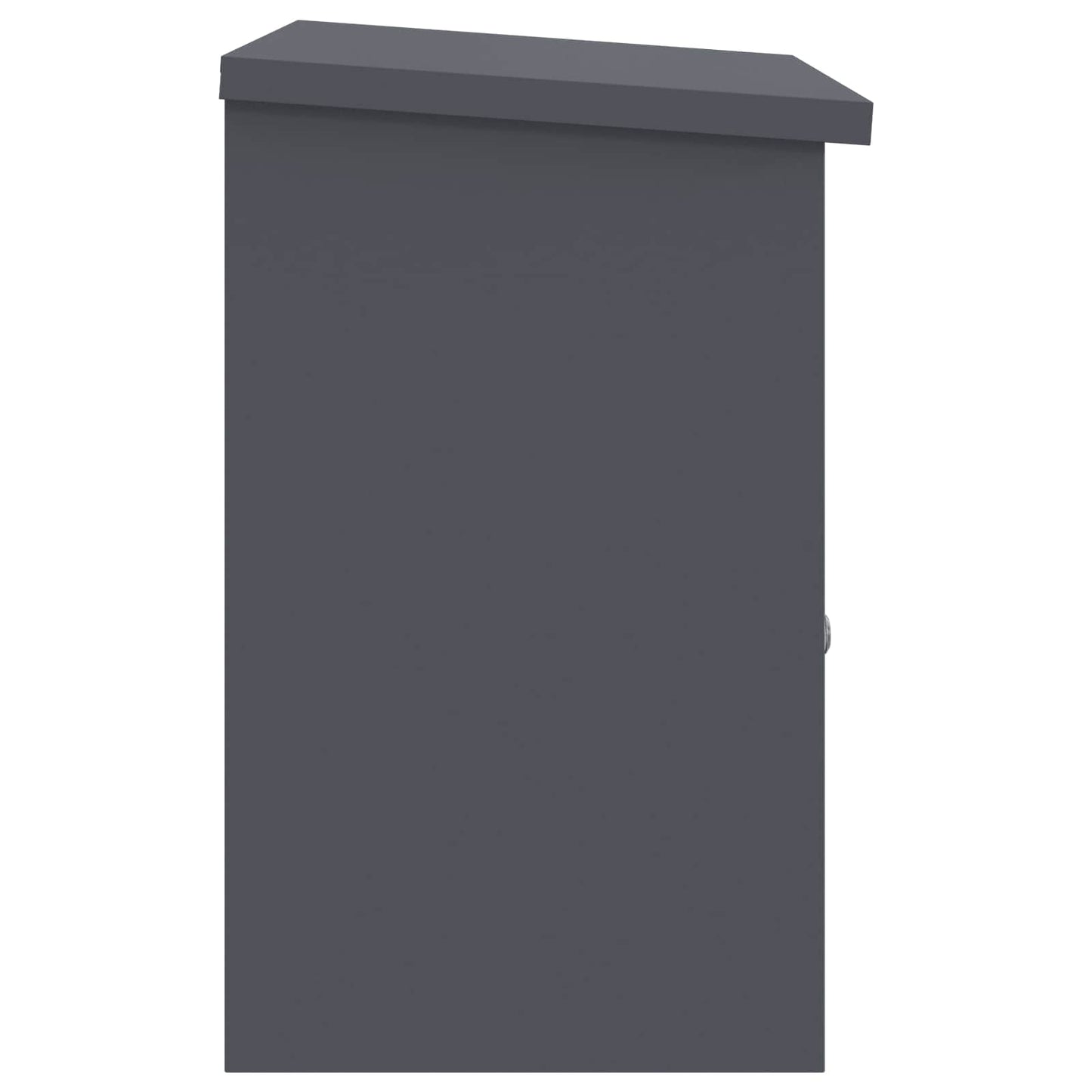 Cassetta per pacchi Antracite 47.5 x 38 x 59 cm Acciaio | homemem39