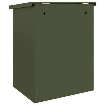Cassetta per pacchi Oliver verde 47.5 x 38 x 59 cm Acciaio | homemem39