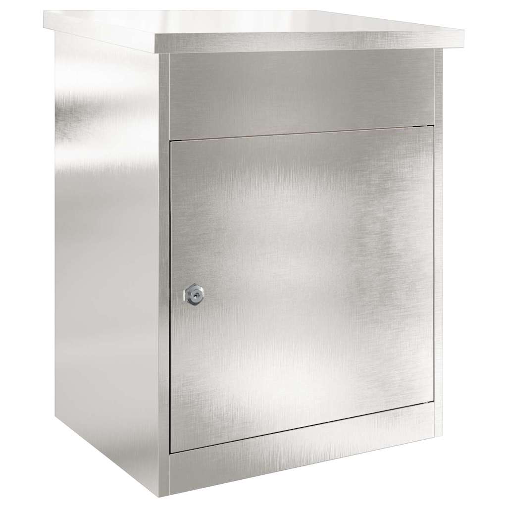 Cassetta per pacchi con archiviazione Argento 47,5 x 38 x 59 cm | homemem39