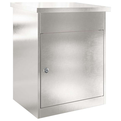 Cassetta per pacchi con archiviazione Argento 47,5 x 38 x 59 cm | homemem39