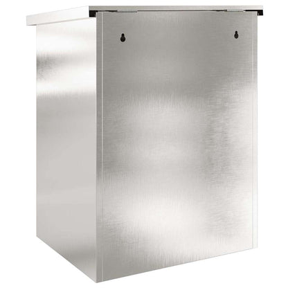 Cassetta per pacchi con archiviazione Argento 47,5 x 38 x 59 cm | homemem39