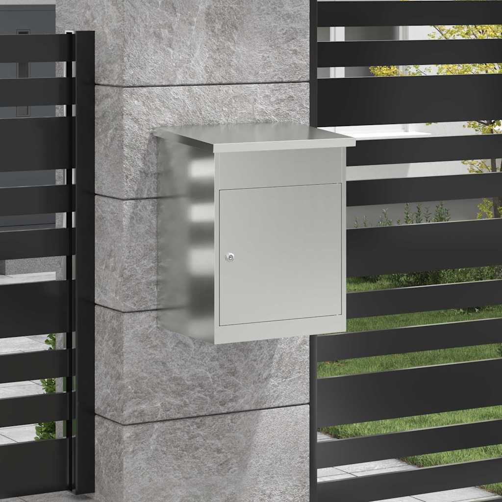 Cassetta per pacchi Nero 47.5 x 38 x 59 cm Acciaio zincato | homemem39