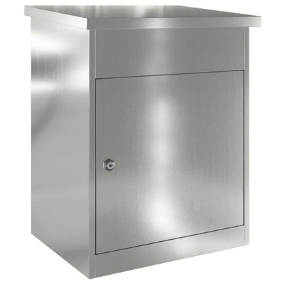 Cassetta per pacchi Nero 47.5 x 38 x 59 cm Acciaio zincato | homemem39
