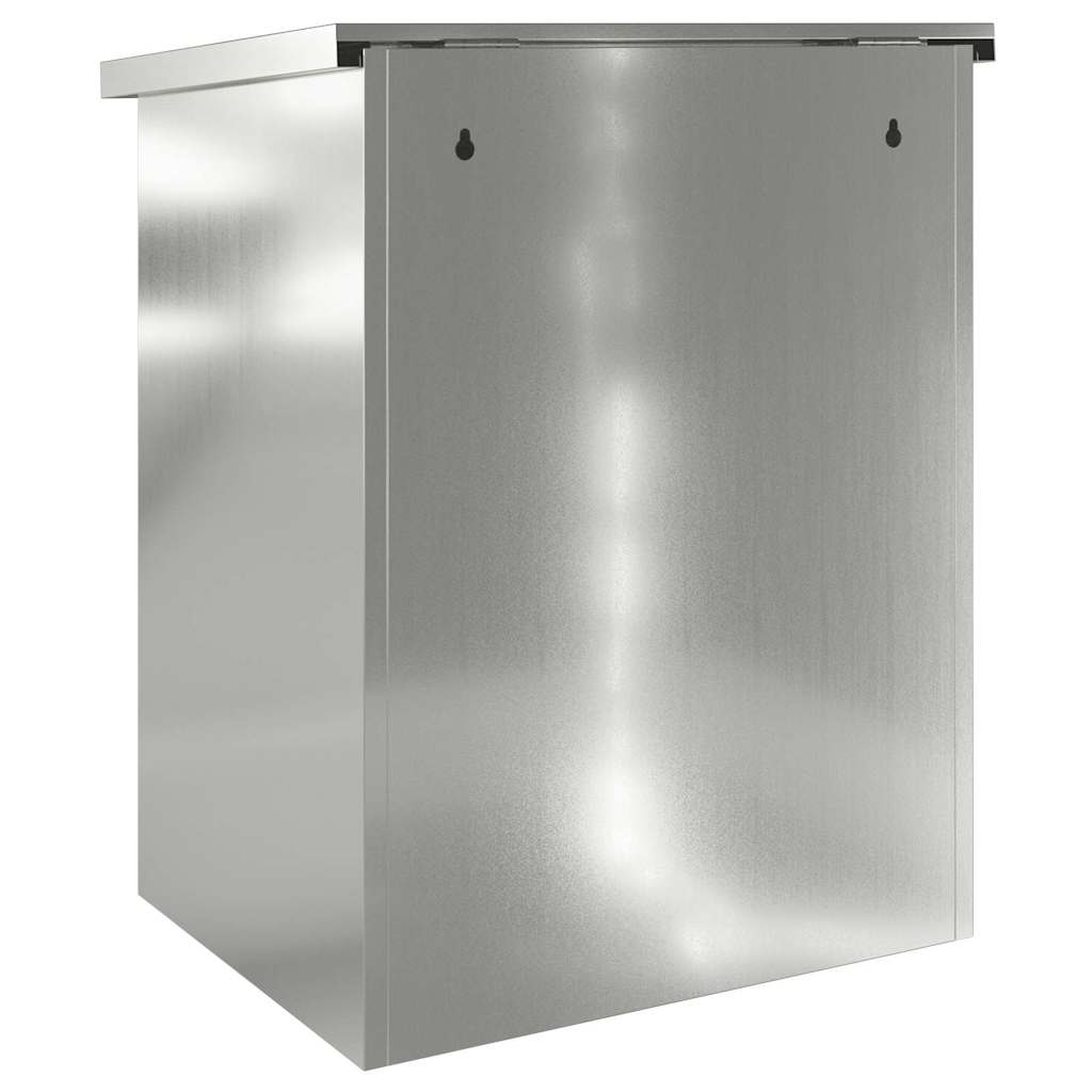 Cassetta per pacchi Nero 47.5 x 38 x 59 cm Acciaio zincato | homemem39