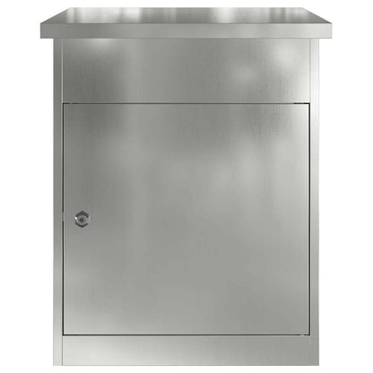 Cassetta per pacchi Nero 47.5 x 38 x 59 cm Acciaio zincato | homemem39