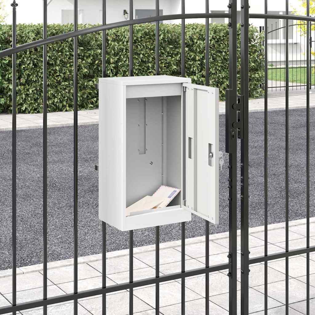cassetta postalepastkastei Bianco 30 x 20 x 55 cm Acciaio | homemem39
