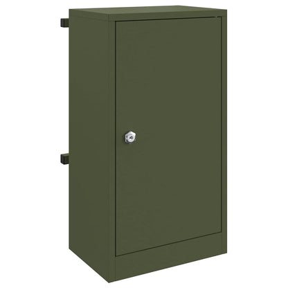 cassetta postalepastkastei Oliver verde 30 x 20 x 55 cm Acciaio | homemem39