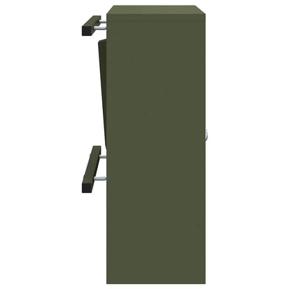 cassetta postalepastkastei Oliver verde 30 x 20 x 55 cm Acciaio | homemem39