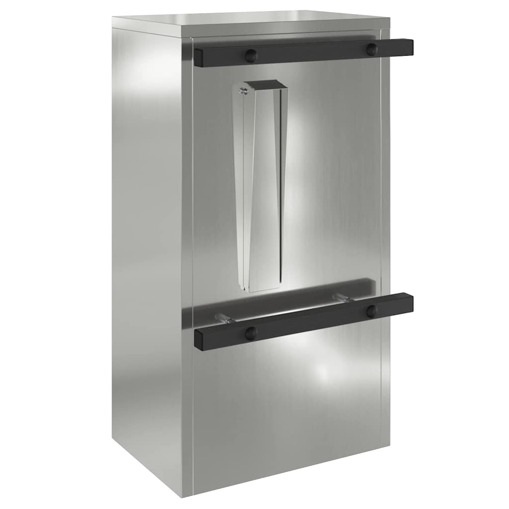 cassetta postalepastkastei Nero 30 x 20 x 55 cm Acciaio zincato | homemem39