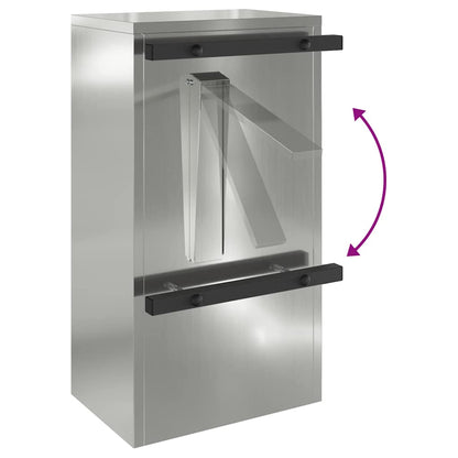 cassetta postalepastkastei Nero 30 x 20 x 55 cm Acciaio zincato | homemem39