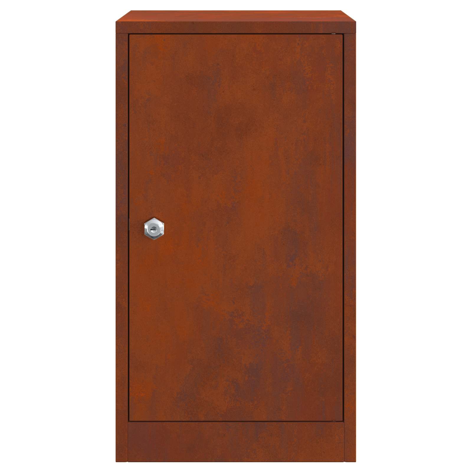 cassetta postalepastkastei con porta Ruggine 30 x 20 x 55 cm | homemem39