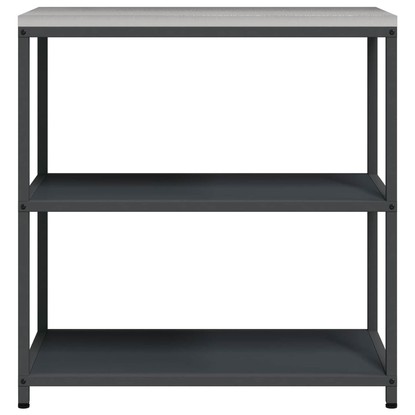 Stoccaggio in cucina HATTEM Antracite 90 x 50 x 92 cm Acciaio | homemem39