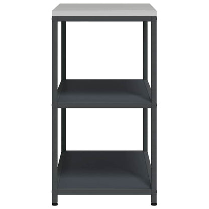 Stoccaggio in cucina HATTEM Antracite 90 x 50 x 92 cm Acciaio | homemem39