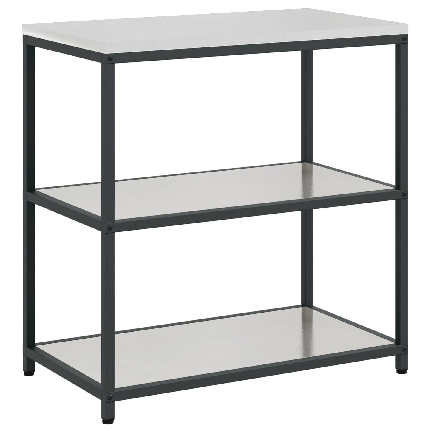 Stoccaggio in cucina HATTEM Argento 90 x 50 x 92 cm Acciaio | homemem39