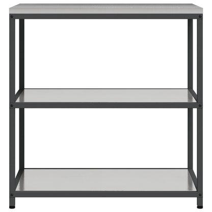 Stoccaggio in cucina HATTEM Argento 90 x 50 x 92 cm Acciaio | homemem39