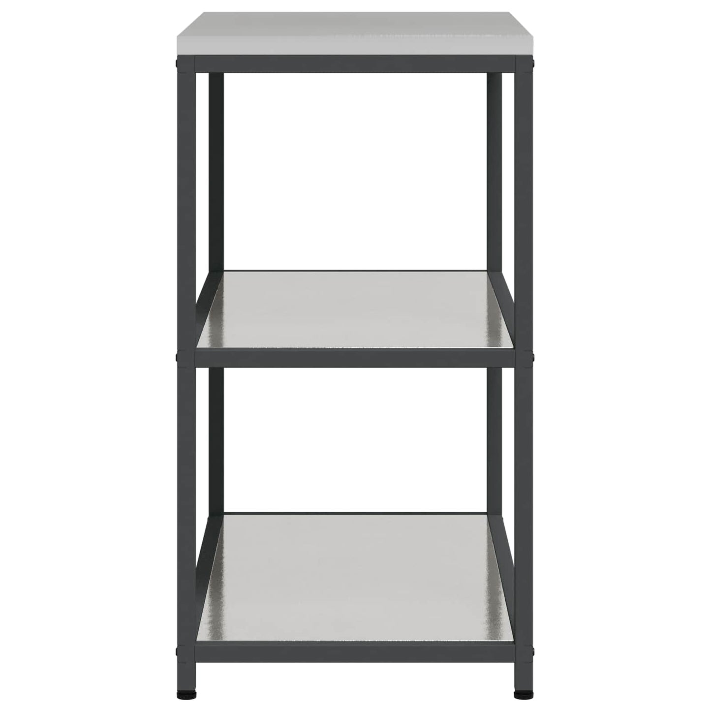 Stoccaggio in cucina HATTEM Argento 90 x 50 x 92 cm Acciaio | homemem39