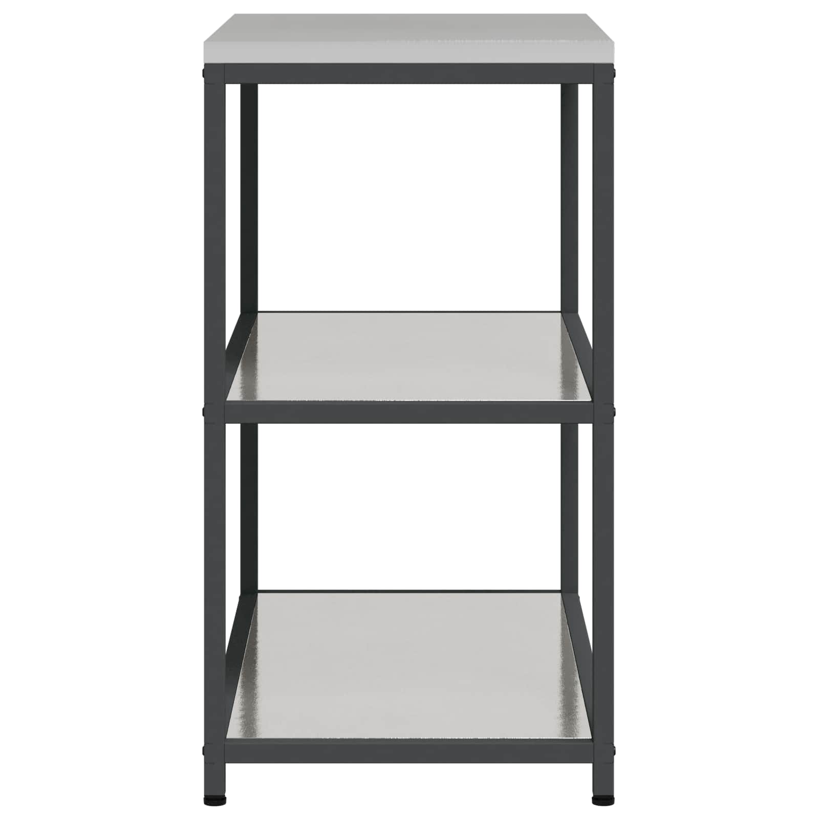Stoccaggio in cucina HATTEM Argento 90 x 50 x 92 cm Acciaio | homemem39