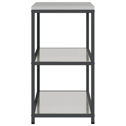 Stoccaggio in cucina HATTEM Argento 90 x 50 x 92 cm Acciaio | homemem39