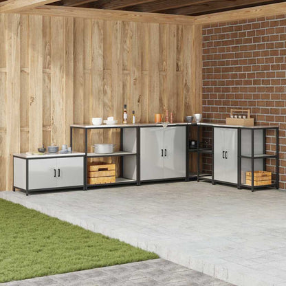 Stoccaggio in cucina HATTEM Argento 90 x 50 x 92 cm Acciaio | homemem39