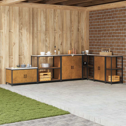 Stoccaggio in cucina HATTEM Ruggine 90 x 50 x 92 cm Acciaio | homemem39