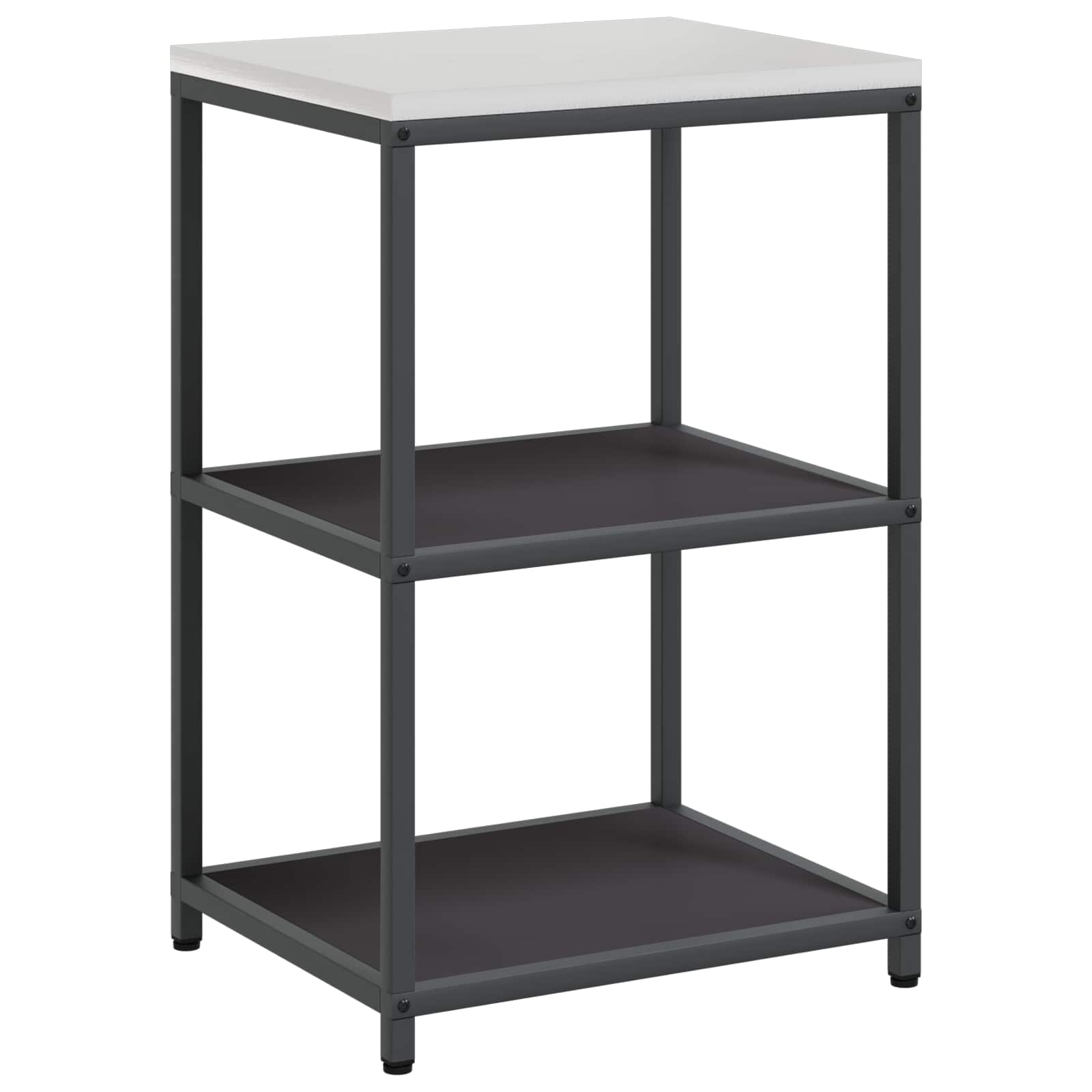 Stoccaggio in cucina HATTEM Nero 60 x 50 x 92 cm Acciaio | homemem39